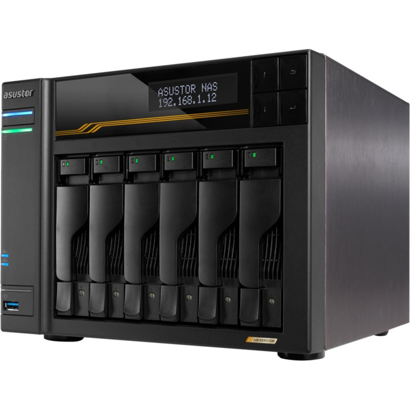 Load image into Gallery viewer, Asustor lockerstor 6 as6806t nas (zwart)
