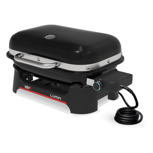 Weber lumin compact elektrische barbecue voor buiten (zwart)