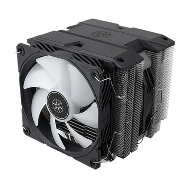 Silverstone sst-hyd140-argb cpu-koeler (4-pins pwm fan-connector, 4-1 pin argb (5v led))