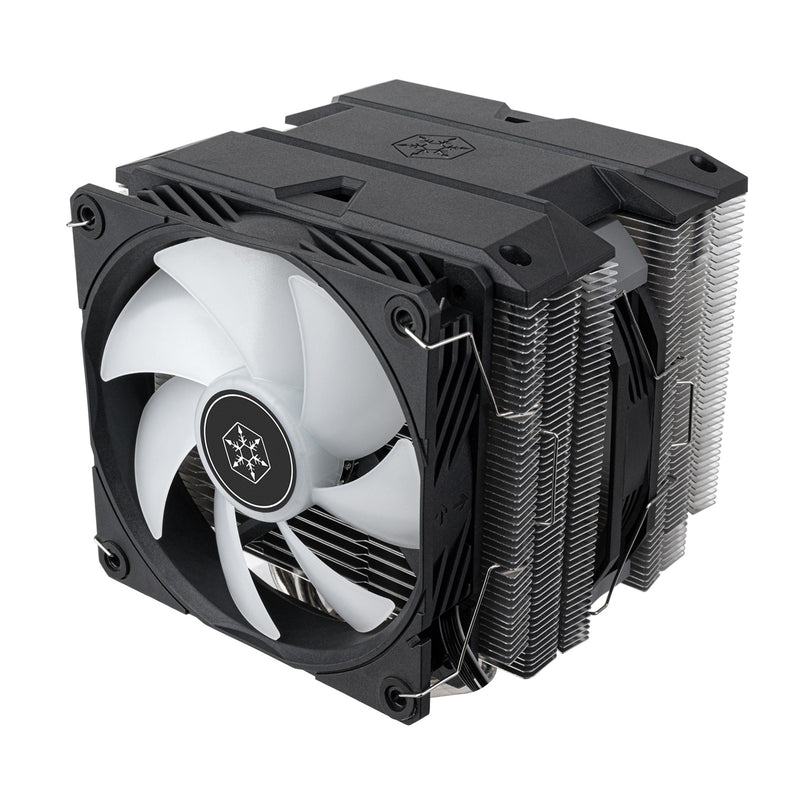 Load image into Gallery viewer, Silverstone sst-hyd140-argb cpu-koeler (4-pins pwm fan-connector, 4-1 pin argb (5v led))
