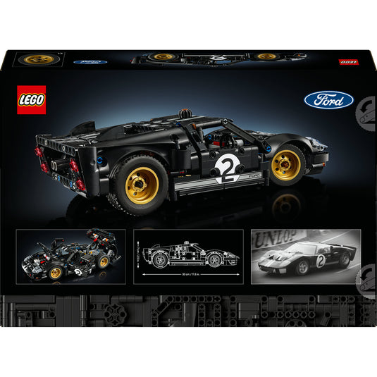 Lego technic 1966 ford gt40 mkii racewagen - vintage auto bouwpakket voor volwassenen - 42223