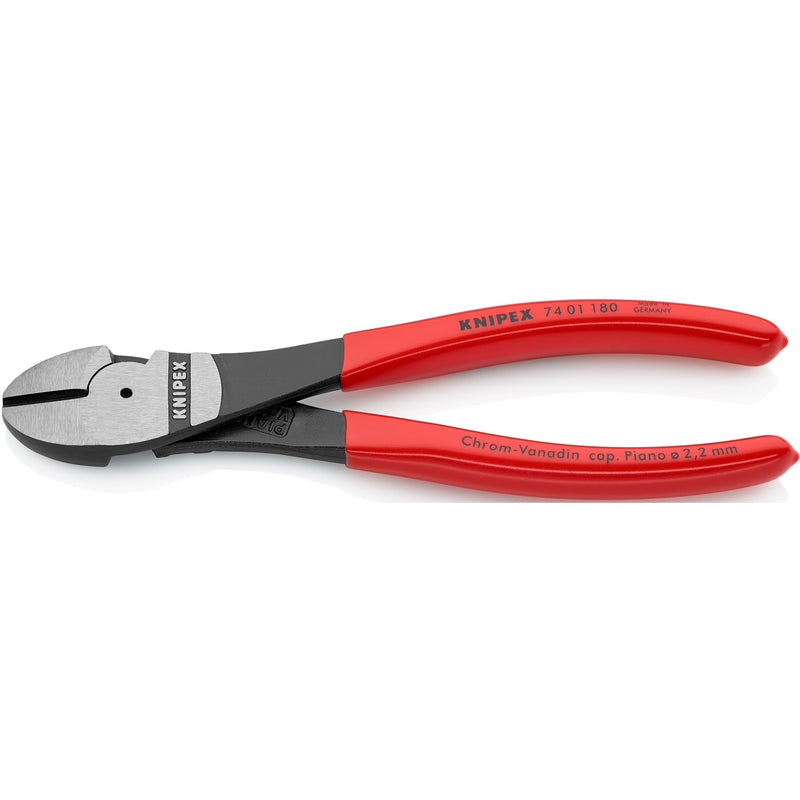 Load image into Gallery viewer, Knipex kracht-zijsnijtang 74 01 180 kniptang (rood)
