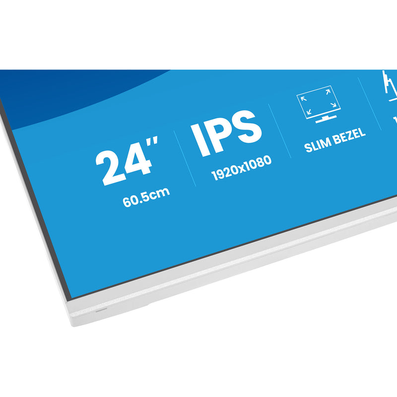 Load image into Gallery viewer, Iiyama prolite xb2497hsu-w1 23.8 monitor (wit (mat), 120 hz, hdmi, displayport, usb, audio)
