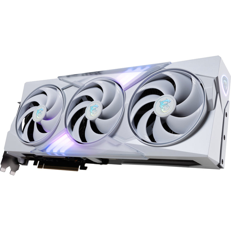 Load image into Gallery viewer, Msi geforce rtx 5080 16g gaming trio oc white grafische kaart (wit, 3x displayport, 1x hdmi)
