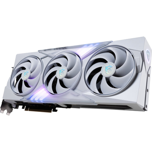 Msi geforce rtx 5080 16g gaming trio oc white grafische kaart (wit, 3x displayport, 1x hdmi)