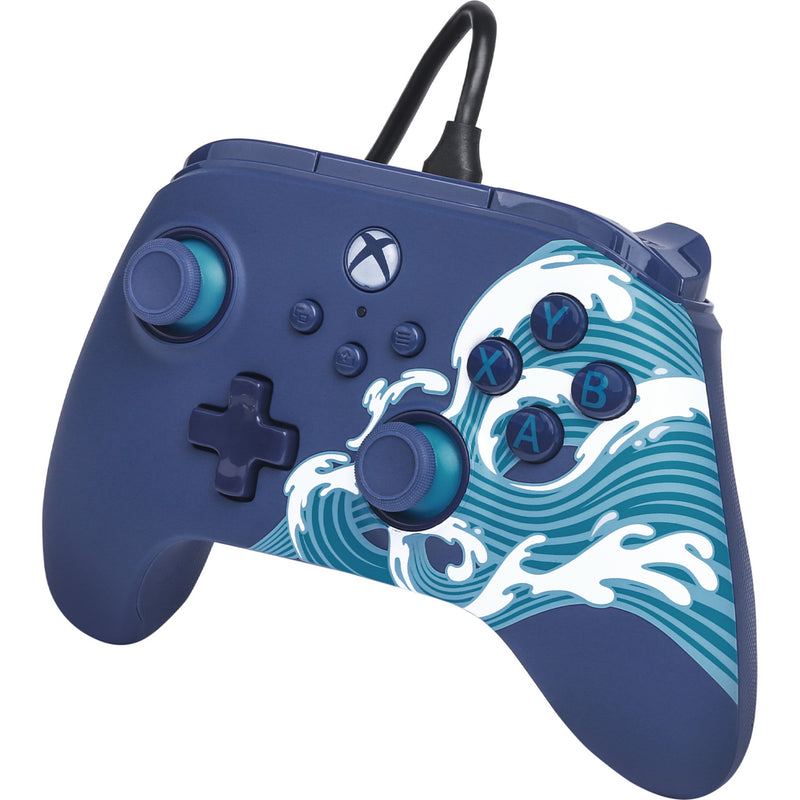 Load image into Gallery viewer, Powera advantage controller met kabel voor de xbox series x|s - watergolf (azuurblauw, xbox series x|s, xbox one, pc)
