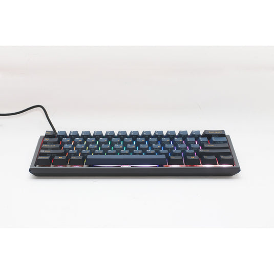 Ducky one 3 pro mini rgb mechanisch gaming toetsenbord (zwart, us lay-out (qwerty), cherry mx2a brown, 60%, rgb led, double-shot pbt, quack mechanics, hot swap)