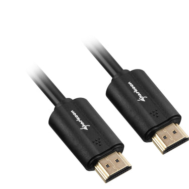 Sharkoon hdmi 2.0 kabel (zwart, 2 meter, 4k)