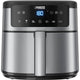Princess digitale airfyer 6l heteluchtfriteuse (zwart zilver, 6 liter)
