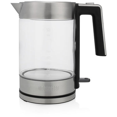 Princess 236041 glass kettle london waterkoker (roestvrij staal transparant, 1,7 l)