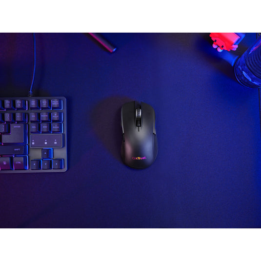 Trust gxt 931 ybar draadloze gamingmuis (zwart, 200 - 7.200 dpi, 2.4ghz bluetooth usb)