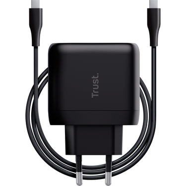 Trust maxo usb-c-oplader van 65 w (zwart)
