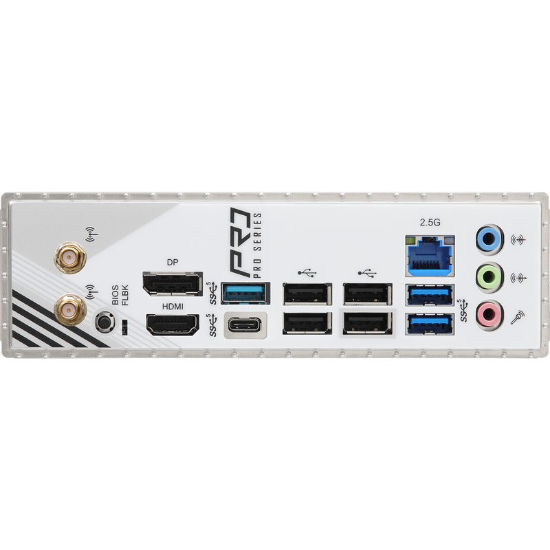 Afbeelding laden in galerijviewer, Asrock a620am pro rs wifi socket am5 moederbord (raid, 2.5 gb-lan, wlan, bt, sound, µatx)

