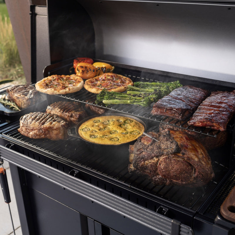 Load image into Gallery viewer, Traeger woodridge elite pellet barbecue (zwart, wifire)
