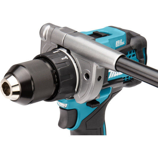 Makita 40 v max boor- schroefmachine xgt df001gd201 schroeftol (blauw zwart, mbox, oplader en 2 accu's (2,5 ah) inbegrepen)