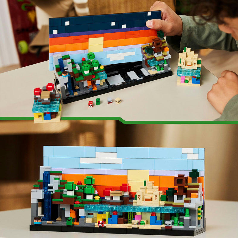 Afbeelding laden in galerijviewer, Lego minecraft minibiomen videogame speelgoed voor kinderen en kinderkamer decoratie - 21589
