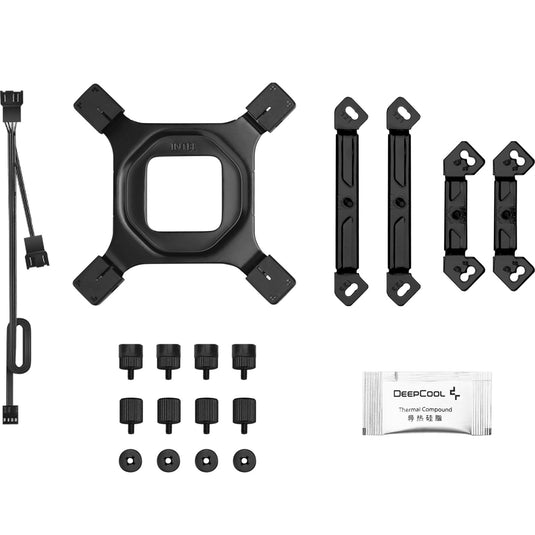 Deepcool ak620 zero dark zoria cpu-koeler (zwart)