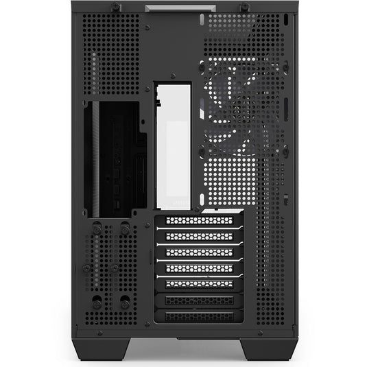 Sharkoon steel shark midi tower behuizing (zwart | 2x usb-a | 1x usb-c | rgb | tempered glass)