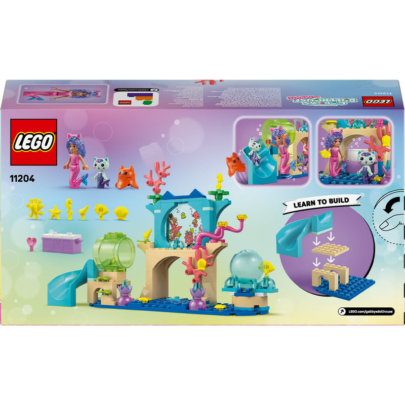 Afbeelding laden in galerijviewer, Lego gabby's poppenhuis - zeemeermin gabby's aquariumavontuur constructiespeelgoed (11204)
