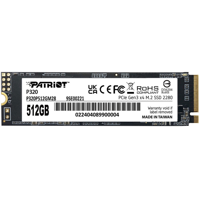 Load image into Gallery viewer, Patriot p320 512 gb ssd (pcie 3.0 x4, nvme 1.3, m.2 2280)
