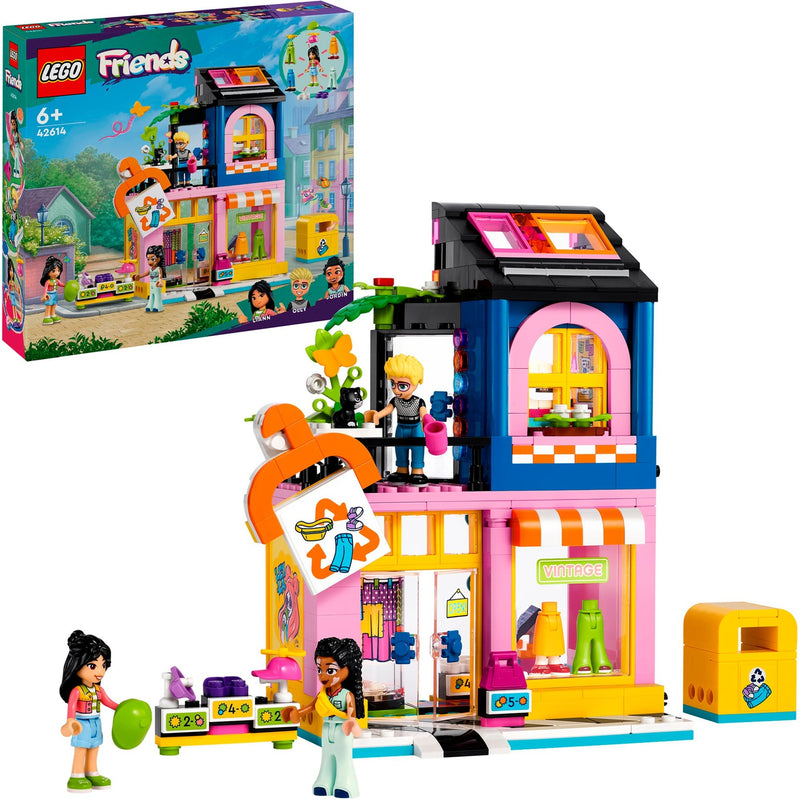 Load image into Gallery viewer, Lego friends - vintage kledingwinkel constructiespeelgoed (42614)
