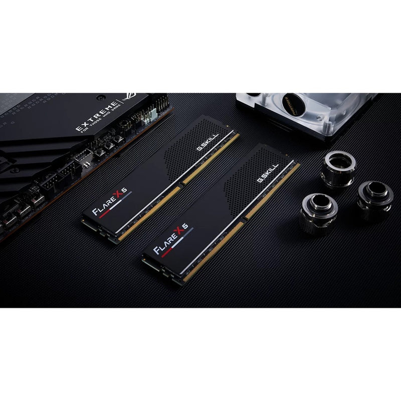 Load image into Gallery viewer, G.skill 32 gb ddr5-6400 (2x 16 gb) dual-kit werkgeheugen (zwart, f5-6400j3239g16gx2-fx5, expo)
