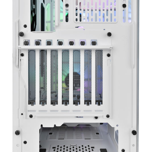 Thermaltake view 300 mx midi tower behuizing (wit | 2x usb-a | 1x usb-c | rgb | window)