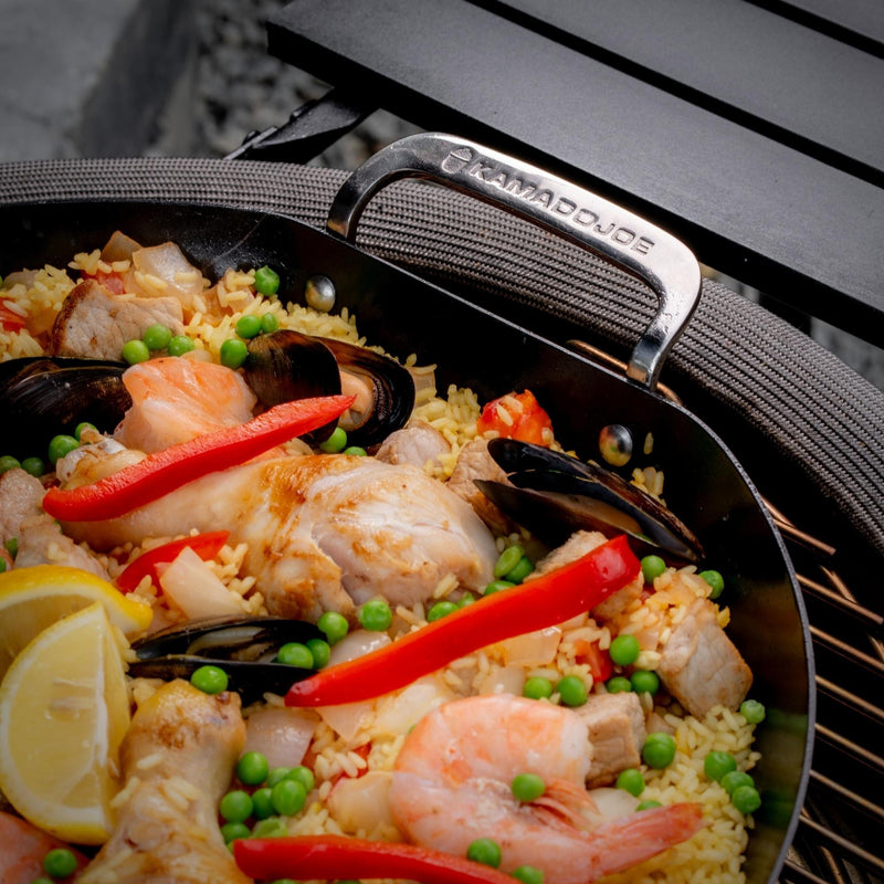 Load image into Gallery viewer, Kamado joe karbon steel paella pan bak- braadpan
