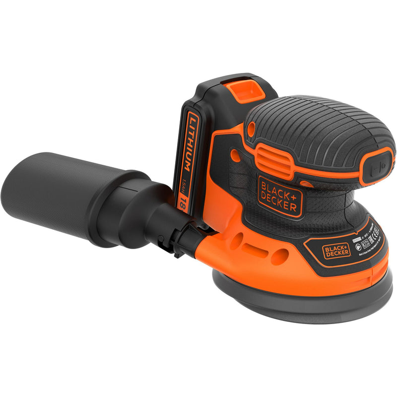 Load image into Gallery viewer, Black+decker 18v schroefklopboormachine + 18v excentrische schuurmachine bundel (zwart oranje)
