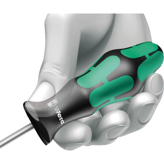 Wera 334 6 schroevendraaierset kraftform plus (zwart groen, 6-delig)