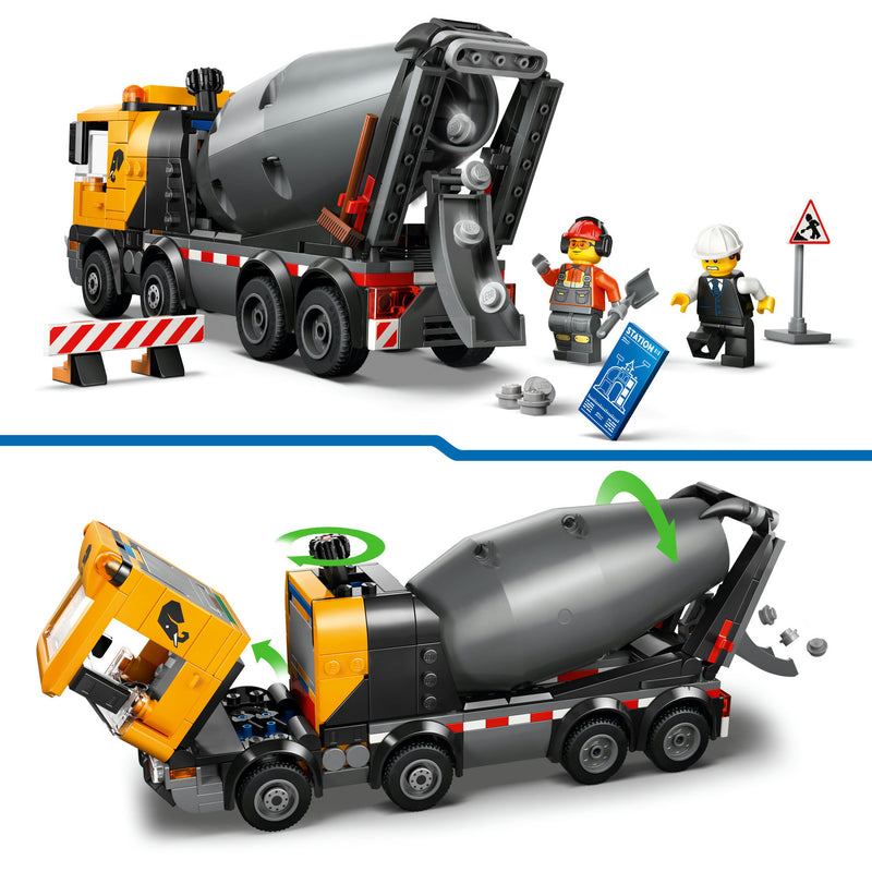 Load image into Gallery viewer, Lego city cement mixer constructiespeelgoed
