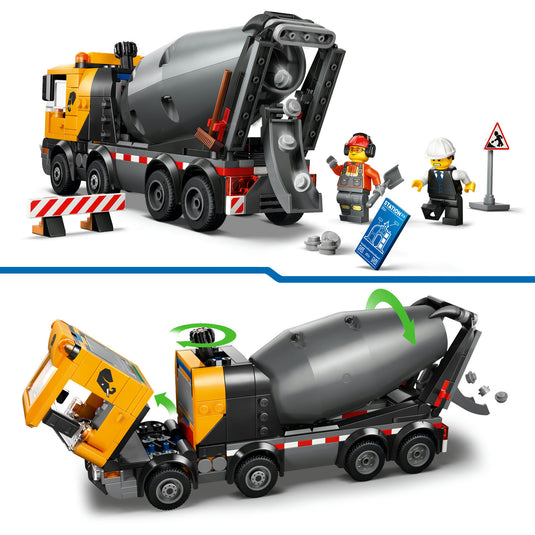 Lego city cement mixer constructiespeelgoed