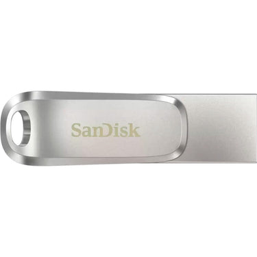 Sandisk ultra dual drive luxe 128 gb usb-stick (zilver, usb-a 3.2 gen 1, usb-c 3.2 gen 1)
