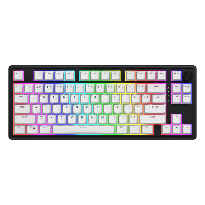 Load image into Gallery viewer, Hator skyfall mag ultra 8k rgb mechanisch gaming toetsenbord (zwart, us lay-out (qwerty), hator aurum ice, 80% (tkl), rgb, double-shot pbt, hot-swap)
