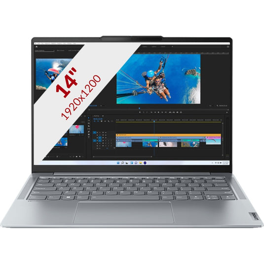 Lenovo yoga slim 6 14apu8 (82x3003nmh) 14 laptop (grijs | ryzen 7 7840u | radeon 780m | 16 gb | 512 gb ssd | oled)