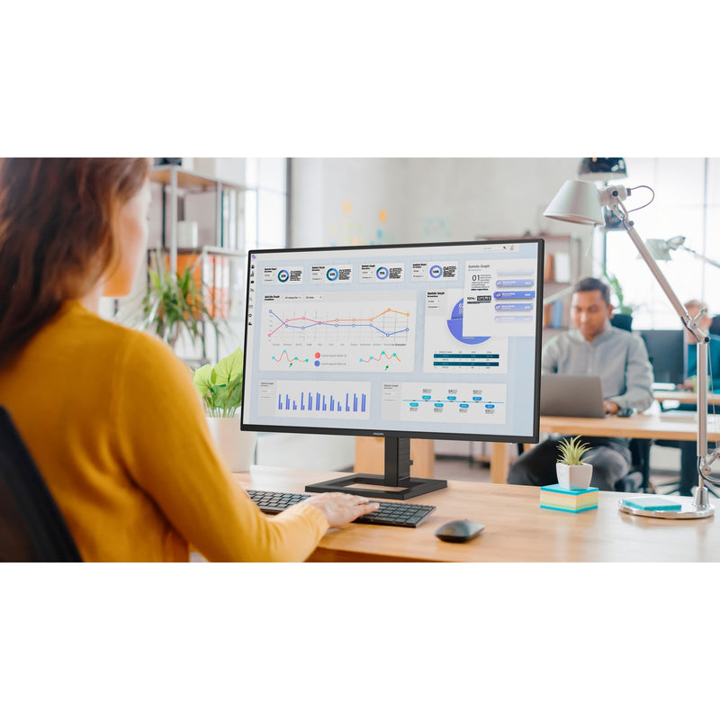 Load image into Gallery viewer, Philips 27e1n1900ae 00 27 4k uhd monitor (zwart, hdmi, 2x usb-a, usb-c)
