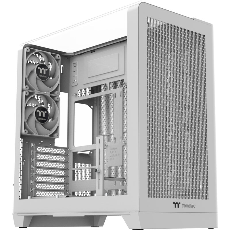 Load image into Gallery viewer, Thermaltake view 390 air snow midi tower behuizing (wit | 2x usb-a | 1x usb-c | tempered glass)
