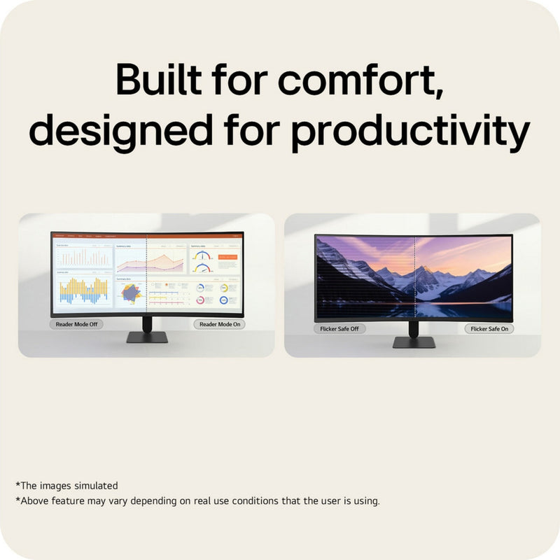Load image into Gallery viewer, Lg ultrawide 34u601b-b 34 curved monitor (zwart, hdmi, displayport, amd freesync, 120 hz)
