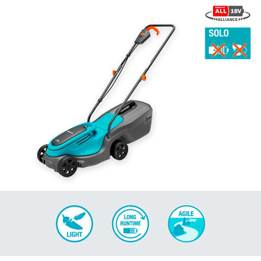Gardena powermax 30 18v p4a solo grasmaaier accu zonder accu, zonder lader 18 v snijbreedte max. 300 mm