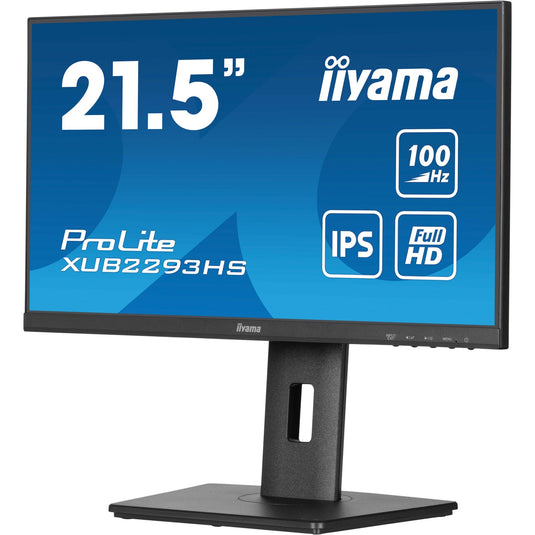 Iiyama prolite xub2293hs-b6 21.5 monitor (zwart, hdmi, displayport)