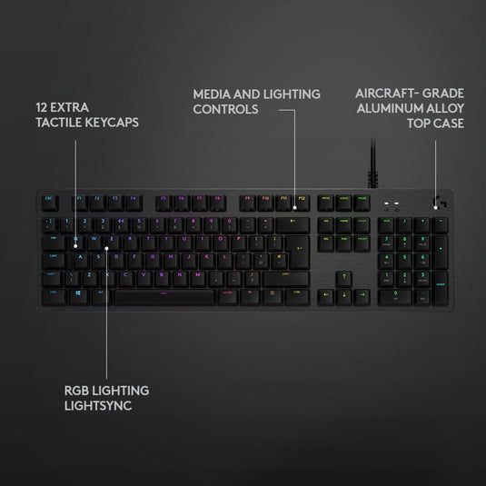Logitech Logitech G512 CARBON LIGHTSYNC RGB Mechanical Gaming Keyboa