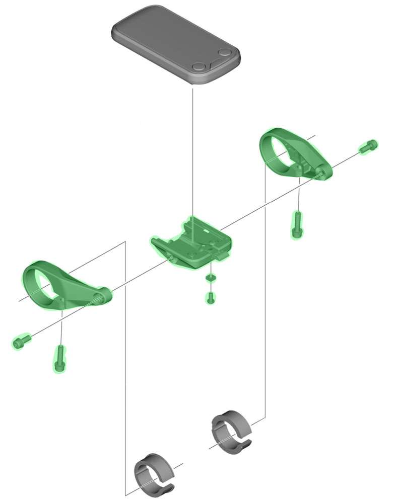 Load image into Gallery viewer, Shimano steps display mount for sc-e6100 e6010
