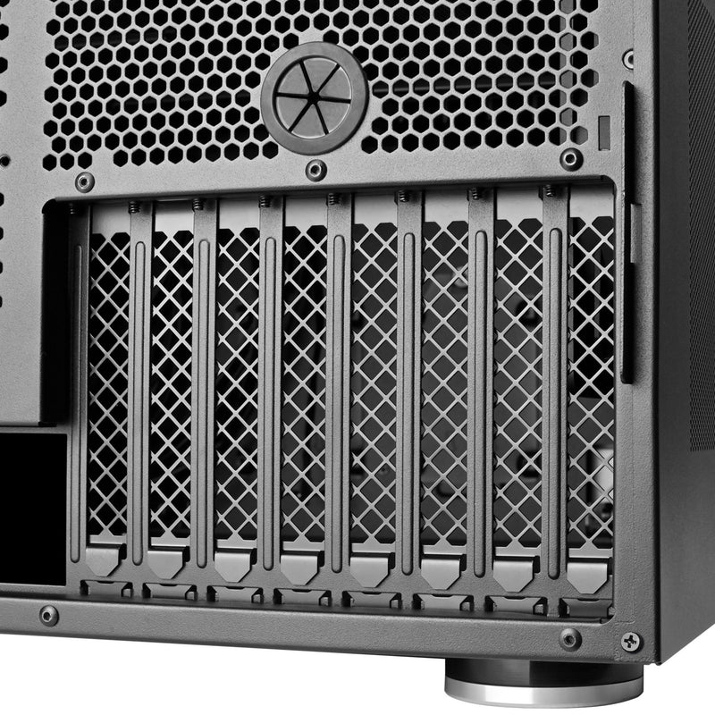 Load image into Gallery viewer, Silverstone crown 04 htpc behuizing (donkergrijs | 4x usb-a | 1x usb-c)
