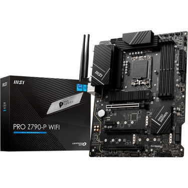 Msi pro z790-p wifi socket 1700 moederbord (zwart, raid, 2.5 gb-lan, wi-fi 6e, bt, sound, atx)