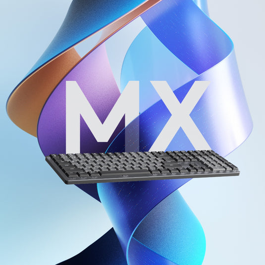 Logitech mx mechanical, toetsenbord (zwart grijs, us-international, bluetooth low energy)