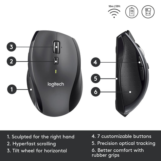 Logitech muis 910-006034 zwart