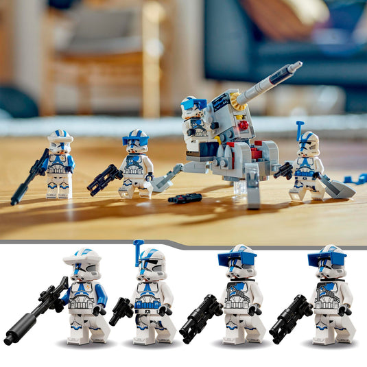 Lego star wars 501st clone troopers battle pack bouwbaar speelgoed met minifiguren - 75345