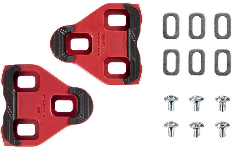 Load image into Gallery viewer, Look schoenplaatjes delta grip rood
