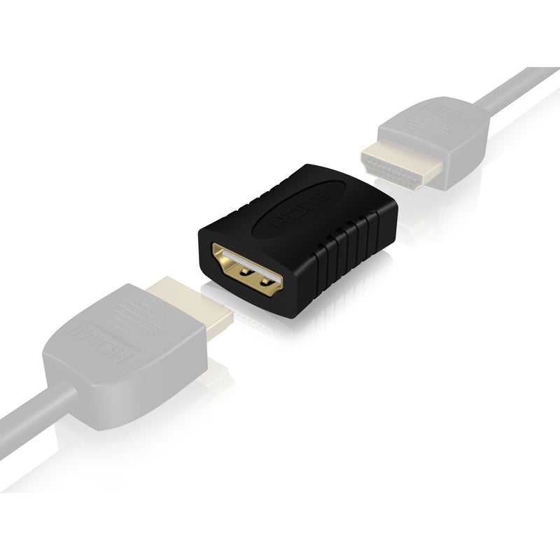 Load image into Gallery viewer, Icy box ib-cb005 koppelstuk hdmi naar hdmi koppeling (zwart)
