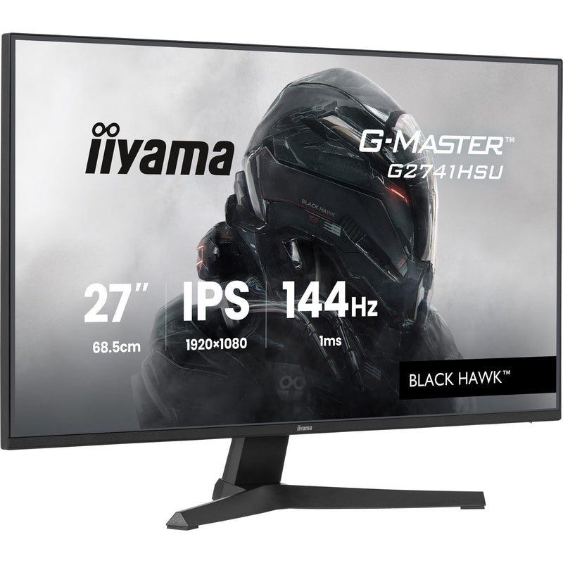 Load image into Gallery viewer, Iiyama g-master black hawk g2741hsu-b1 27 gaming monitor (zwart, hdmi, displayport, 2x usb-a, usb-b, 144 hz)
